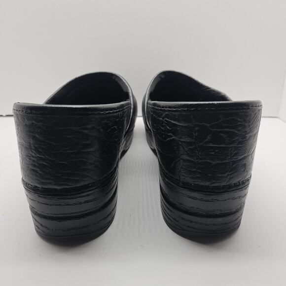 Dansko Men's 11.5-12 45 Pro Professional Black Leather Clogs Shoes Work - Picture 6 of 9